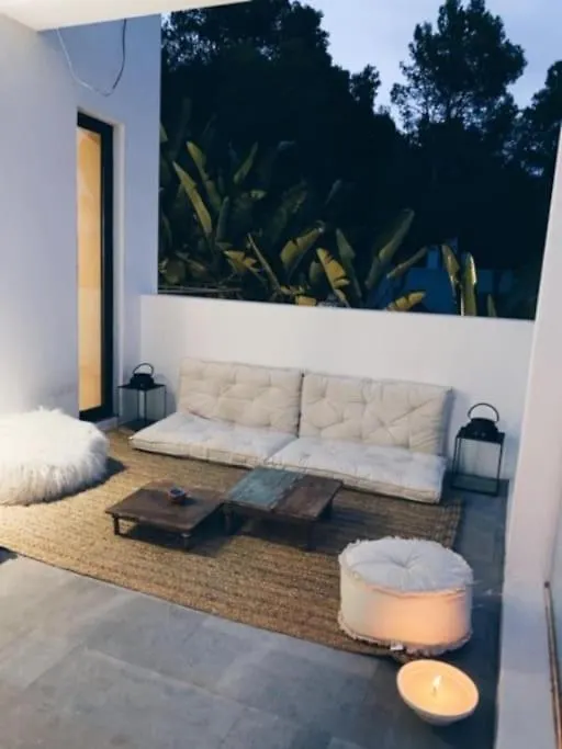 Villa Larosa With Seaview In Es Cubells Ibiza Spanyolország