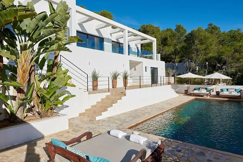 Villa Larosa With Seaview In Es Cubells Ibiza Spain