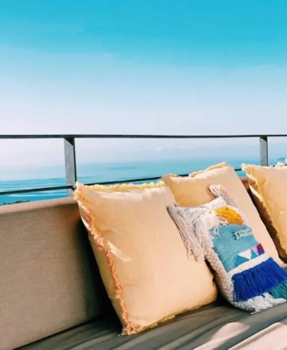 Villa Larosa With Seaview In Es Cubells Ibiza