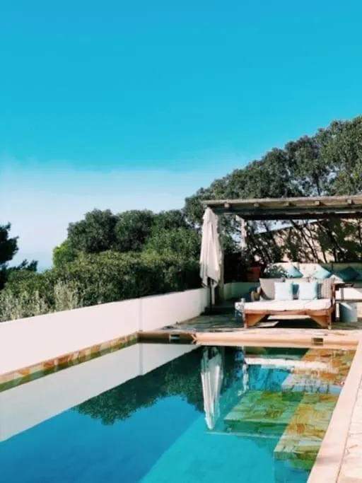 Villa Larosa With Seaview In Es Cubells Ibiza