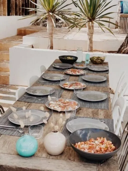 Villa Larosa With Seaview In Es Cubells Ibiza