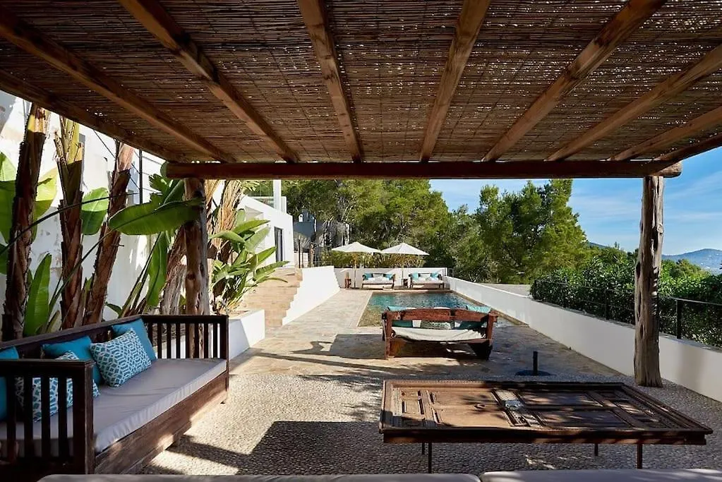 Villa Larosa With Seaview In Es Cubells Ibiza Spain