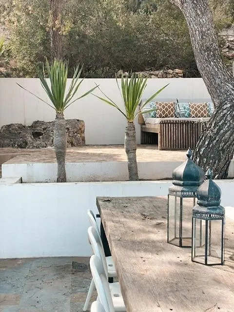 Villa Larosa With Seaview In Es Cubells Ibiza